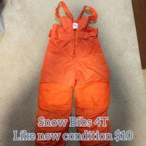 4T Snow bibs/snow pants
